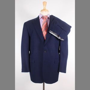 Burberry 43R 35x28 Pleated Suit G868